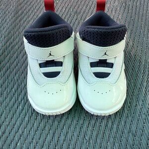 Jordan Baby Sneakers - White, Navy, and Red